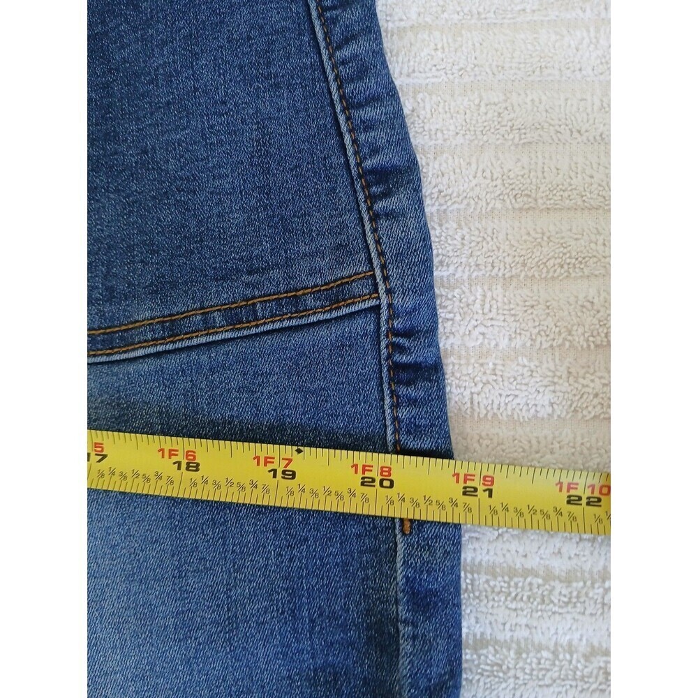 Guess Jeans Women's Jeans Blue Size 34 Wide Leg Flap Pocket Blue Denim Retro - Picture 11 of 16